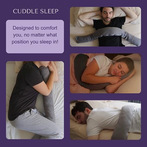 Good Karma Mart Cuddle Sleep Weighted Pillow - Cool Touch Travel Friendly