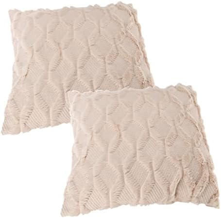 HOLIDYOYO 2pcs Soft Velvet Throw Pillow Covers
