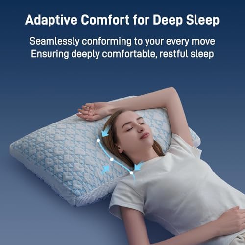 Cotelovo Shredded Memory Foam Cooling Bamboo Viscose Pillow Queen Size