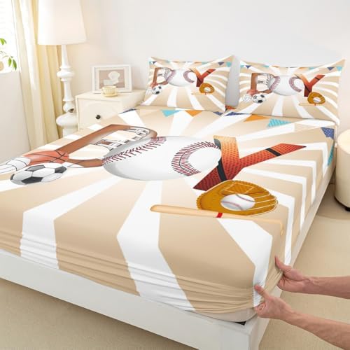Castle Fairy Sports Ball Sheet Set with Pillowcases 1