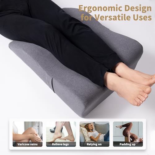 itcozy Leg Elevation Pillow with Memory Foam