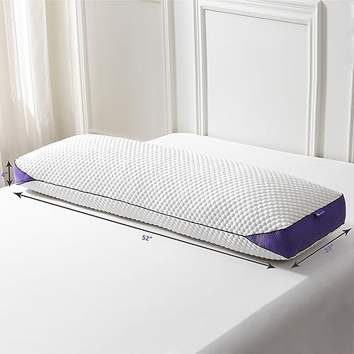 HOMELAB Adjustable Memory Foam Body Pillow with Cooling Cover