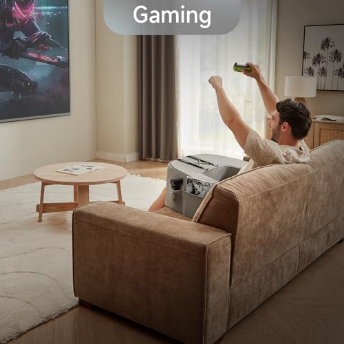 AskDesk Extra Large Reading Pillow with Armrest and Side Pockets