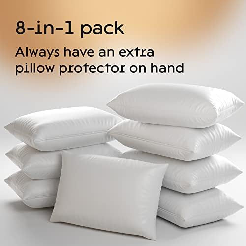Niagara Sleep Solution 8 Pack Queen Pillow Protectors