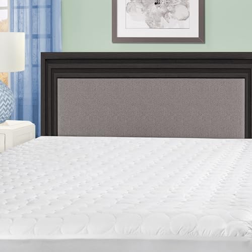 Superior Quilted Full Mattress Pad Protector Cover White