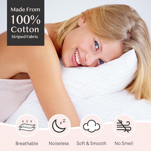 FAUNNA 600TC Cotton Pillow Protectors 4 Pack King Size 20x36