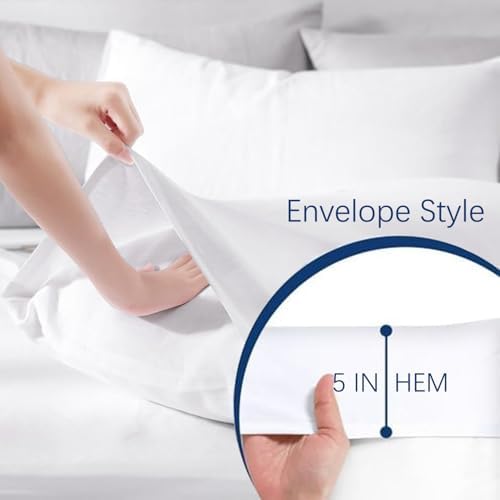 Acteb Bulk Pillow Cases Set of 12 Standard 20x26 Inches