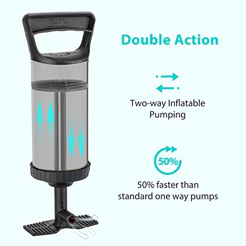 QDH Double Action Hand Pump with 3 Nozzles
