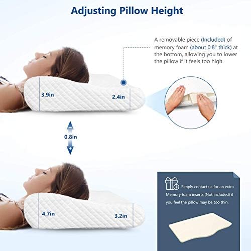 ZAMAT Memory Foam Pillow for Neck Pain Relief