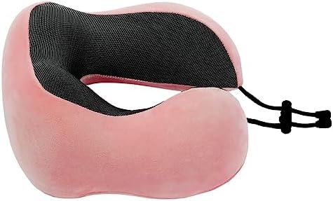 Makimoo Memory Foam Travel Pillow with 360-Degree Head Support