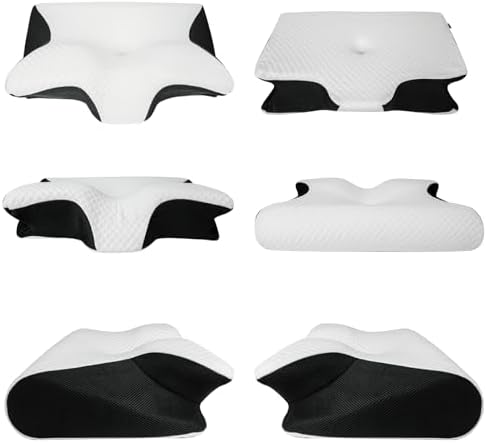 HOMCA 2 in 1 Memory Foam Cervical Pillow