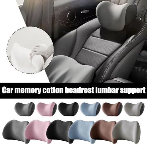 Car Headrest Lumbar Support Pillow Kit