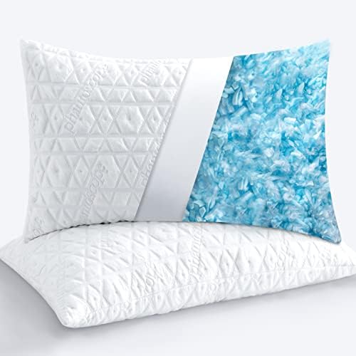 Phantoscope Cooling Memory Foam Pillows - 2 Pack Queen Size