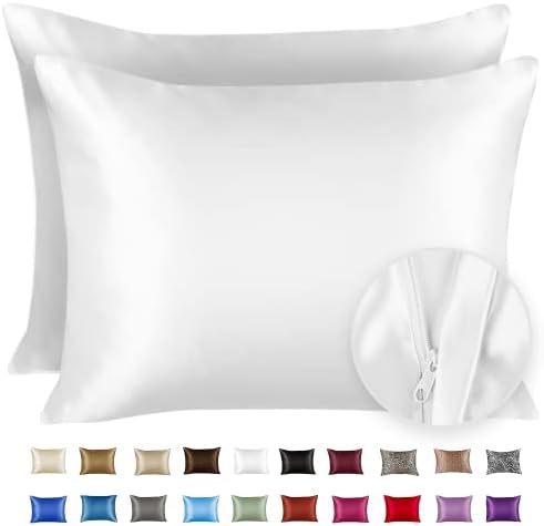 Blissford Satin Pillowcase Set of 2 with Zipper 1