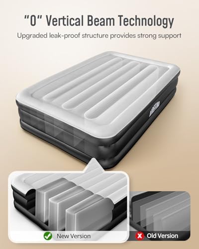 Airefina Full Air Mattress with Built In Pump