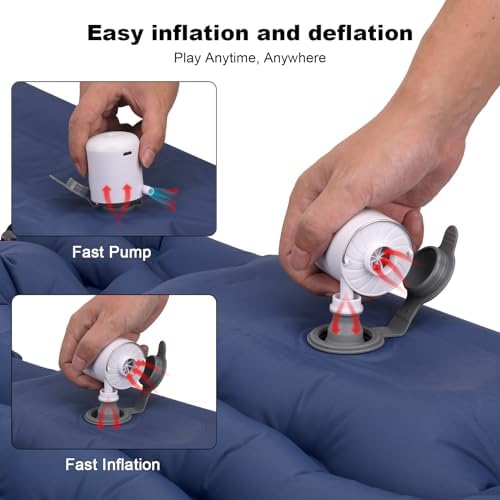 XINBAOHONG 3-in-1 Air Pump with Camping Light
