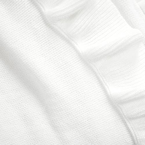 Lush Decor Reyna Soft Ruffle Throw Blanket - Ivory