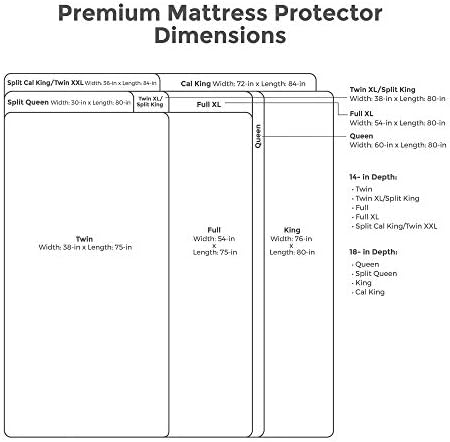 Protect-A-Bed Premium Waterproof California King Mattress Protector