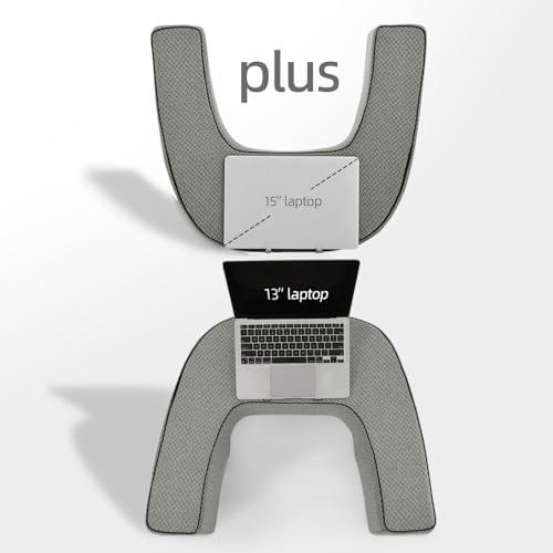 AskDesk Extra Large Reading Pillow with Armrest and Side Pockets