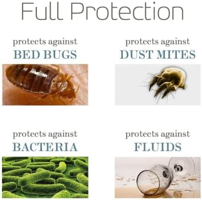 SafeRest Pillow Protector Zippered Waterproof
