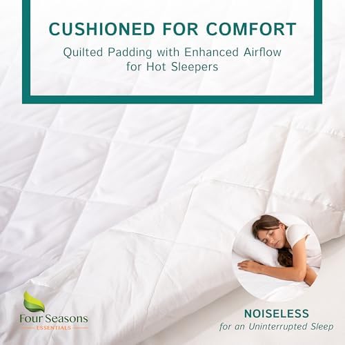Full XL Waterproof Mattress Pad with Quilted Pillow Top