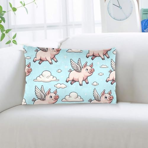 Augenstern Flying Pigs Blue Sky Pillow Protector