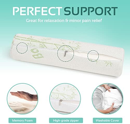 AllSett Health 2 Pack Cervical Neck Roll Pillow