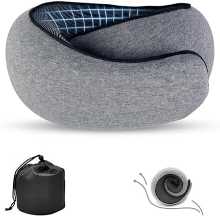 Obemary Travel Pillow 360 Neck Support for Airplanes