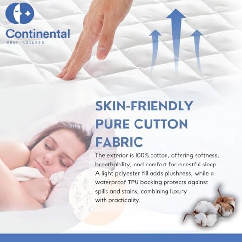 Continental Bedding Twin XL Waterproof Mattress Protector