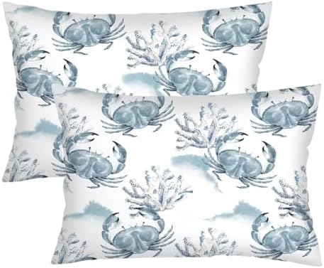 DAOPUDA Nautical Throw Pillow Covers Set of 2 Queen Size