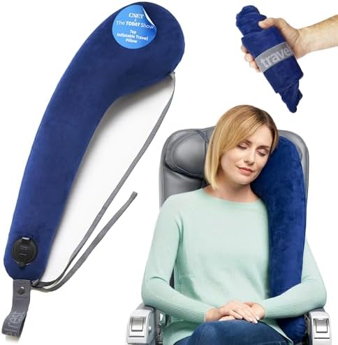 TRAVELREST All-in-One Travel Pillow with Washable Cover