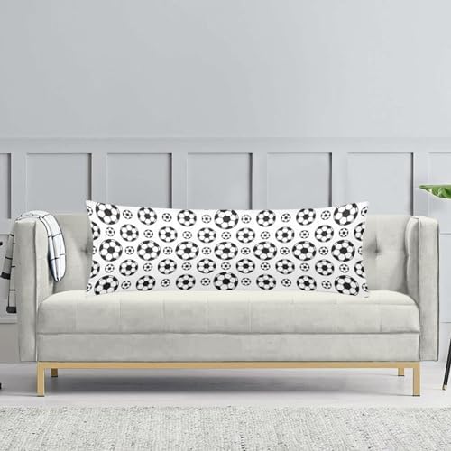 TOKILIAR Soccer Themed Body Pillow Cover 20x54