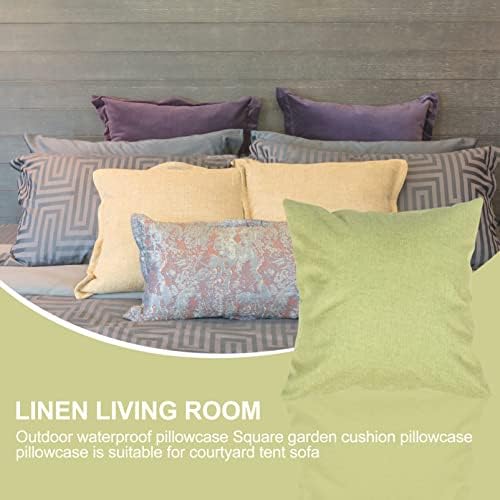 Mikinona Waterproof Pillowcase for Home Garden and Sofa Use
