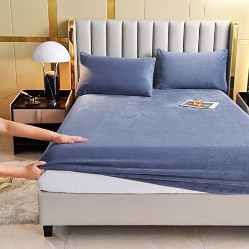 Velvet Fitted Sheet with 15 Deep Pocket