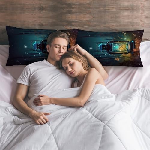 VFMNT Fireflies and Lantern Throw Pillow Cover