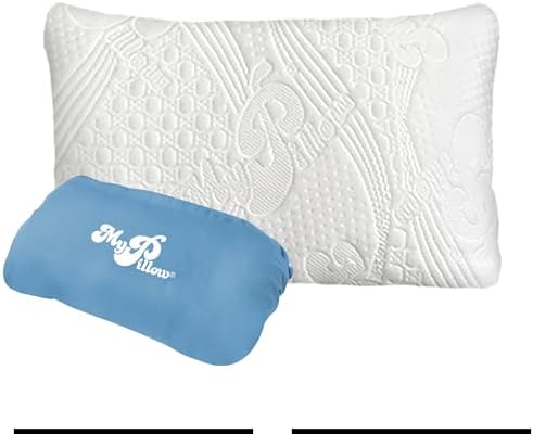 MyPillow Multi-Use Travel Pillow Compact for On-The-Go Comfort