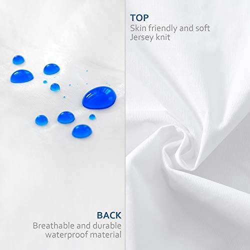 Moonsea 22x22 Pillow Protector Set of 4 Waterproof Pillow Covers