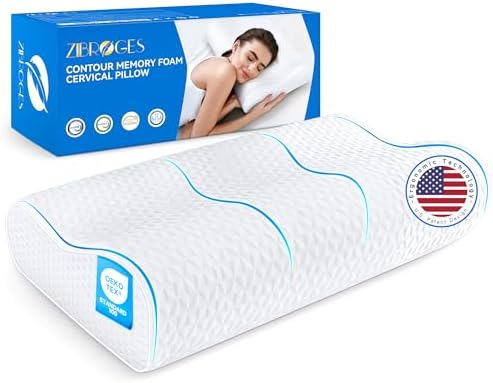 Zibroges Sandwich Cervical Pillow Queen Size