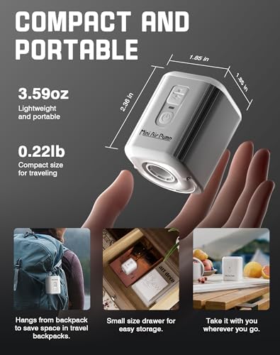 Aoypalp Mini Air Pump with 1600mAh Battery
