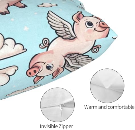 Augenstern Flying Pigs Blue Sky Pillow Protector