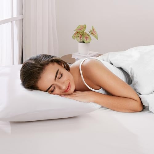 CULVE 24-Pack White Pillowcases Standard Size 20x26