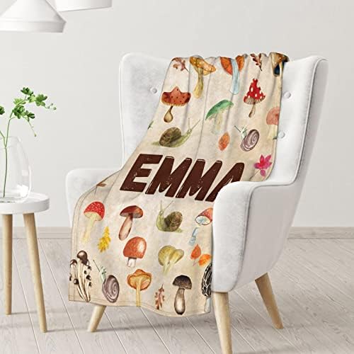 Mercuryelf Custom Mushroom Throw Blanket - 40x50 Inches Flannel 1