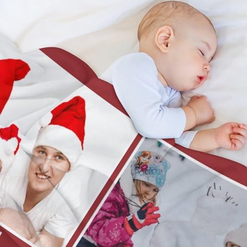 Custom Personalized Photo Throw Blanket - Home Decor Cozy Gift