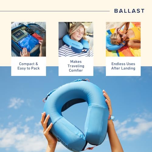 Ballast Travel Pillow PRO - Ultra Compact Neck Support Pillow