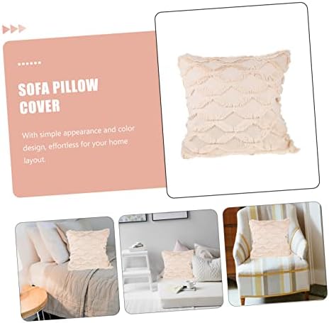 DECHOUS Plush Throw Pillowcase for Sofa and Office