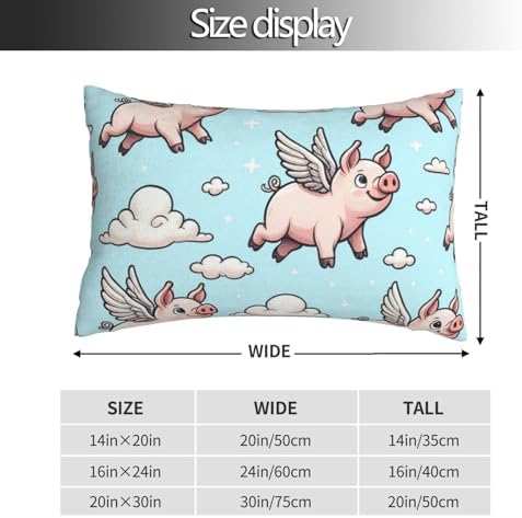 Augenstern Flying Pigs Blue Sky Pillow Protector
