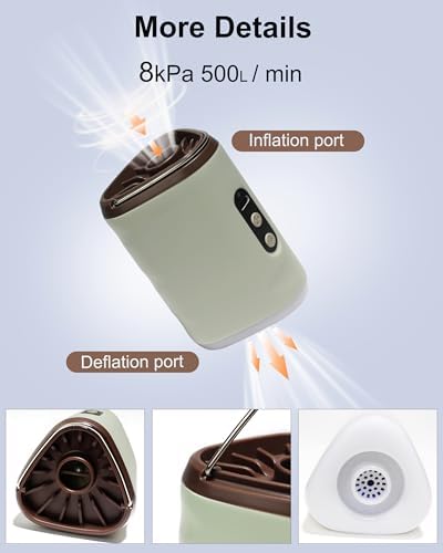 Portable USB Rechargeable Air Pump for Air Mattress Camping