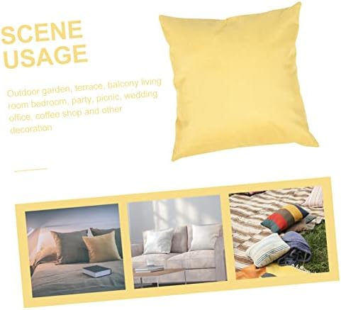 TOGEVAL Waterproof Outdoor Pillow Cover for Garden and Sofa