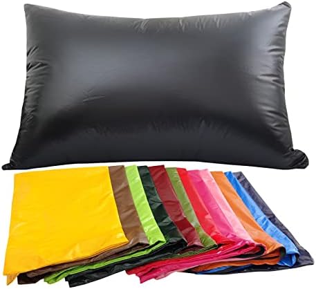 BECKCOVER 2pcs PU Waterproof Pillowcases with Zipper Protectors