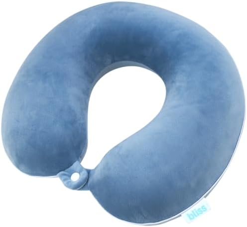 Bliss Lightweight Travel Neck Pillow with Snap Closure